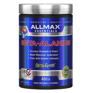 ALLMAX BETA-ALANINE - 올맥스 운동인 필수템 베타 알라닌 100% Beta-Alanine 순수 원료, 1개, 400g