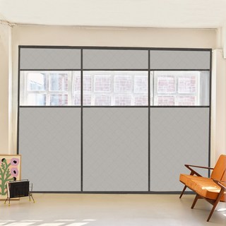 밀스턴 엠보싱 방풍비닐커튼 양문형, 1개