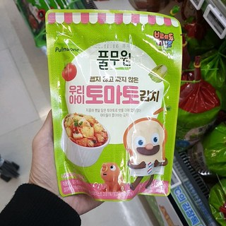 풀무원 우리아이 김치 밥반찬 토마토김치 젖갈 대신 토마토 300g, 1개