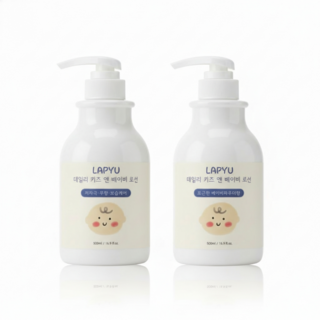 라퓨 데일리 키즈 앤 베이비로션 무향 500ml 1개
