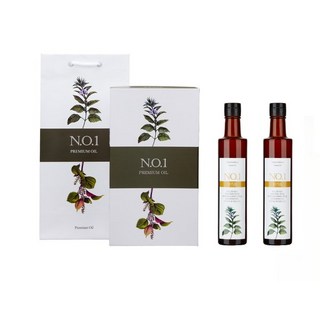 앤오일 브랜드관 앤오일(N.O.1) 특A급 저온압착 국산참기름/참기름 선물세트 (300mlx2병), 2개