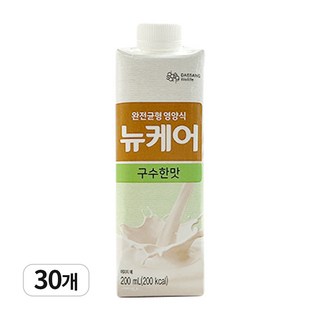 대상웰라이프 뉴케어 구수한맛 뚜껑 환자영양식 식사대용 완전균형영양식, 200ml, 30개