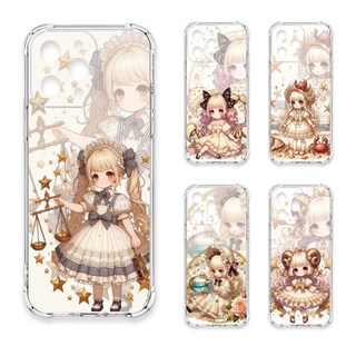 TRON 小米 14 Pro 日系可愛小女孩星座手機殼，四角防摔軟殼設計