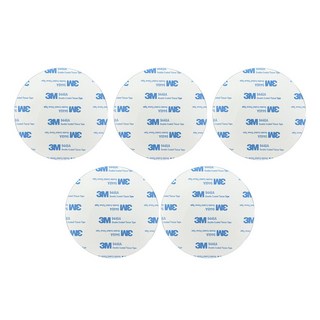3m EVA 양면폼접착제 원형직경 10cm x 10cm 5개입, 5개