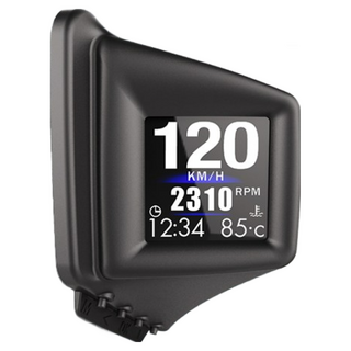 領先者 P8 液晶螢幕OBD2+GPS雙模行車電腦 HUD抬頭顯示器，八種介面風格，四大安全報警功能, 1套, OBD2+GPS