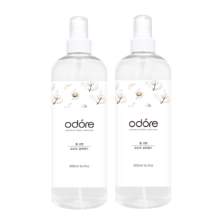 오도르 섬유향수, 웜코튼, 2개, 500ml