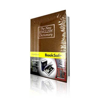 守護者保險箱 書本型存錢筒 保險箱 鑰匙鎖 小型便攜保管箱 聖誕禮物, 紅色, 紅色