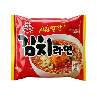 오뚜기 김치라면 120g, 5개