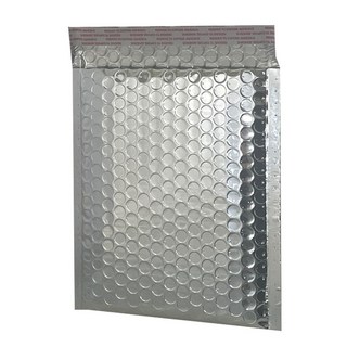 [고퀄리티메탈안전봉투]공장직영 에어캡 안전봉투 주문제작 뽁뽁이안전봉투, 실버, 50개, (19x22+4)/50개)