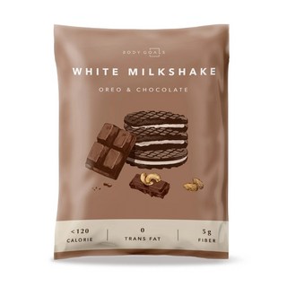 BODY GOALS 飽飽控卡白奶昔, 1個, 巧酥可可 30g <全素>