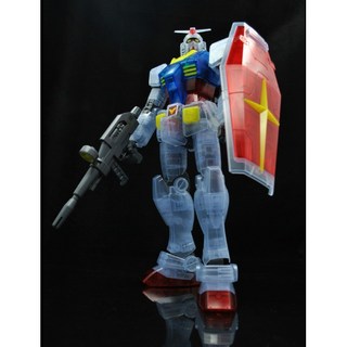 萬代 MEGA SIZE 1/48 RX-78-2 鋼彈 模型 透明色 彩透 初鋼 PB EXPO, 1個