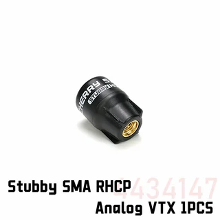 RUSHFPV 체리 2 II 5.8G 1.8Dbi FPV 안테나 SMA MMCX UFL LHCP 230mm 150mm RC 장거리 아날로그 디지털 드, 01 Stubby Black RHCP