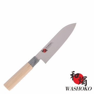 日本和燭 原木三德刀 17CM (日本鋼材 菜刀 料理刀), 1個