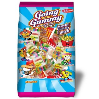 파티믹스 젤리 대용량60봉지입 (피자 햄버거 핫도그 아이스크림 프렌치후라이 샌드위치)6종 파티믹스600G, 1개, 600g