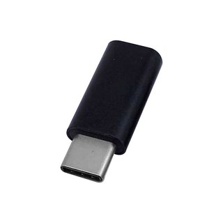 lestar 8Pin lightning 轉Type-C USB3.0 轉接頭 安卓蘋果充電線轉接器, 1個, 8Pin轉Type-C 轉接頭 黑