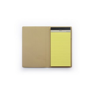페니체 비즈니스 PU 미니 메모패드 113.5 x 183 mm, 베이지, 1개