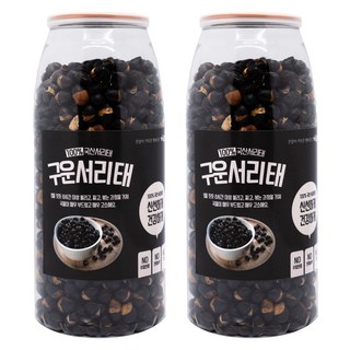 1+1 국산 서리태볶음 검정콩 뻥튀기 건강간식 다이어트과자, 280g, 2개