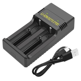 Panasonic 3400mAh 18650充電鋰電池 - 電動工具/手電筒專用, 1個, 双糟充電器