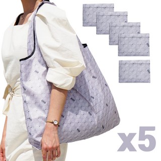 5개 인피너리 장바구니 에코백 ( 단체 선물 고급 답례품 나눔 연말 송년회 설 새해 명절 ), 화이트그레이 whitegray