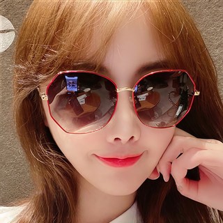 Serendipity Bloom 여성용 메탈 그라데이션 컬러 자외선 차단 선글라스 H158-015