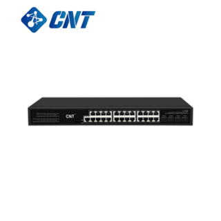 씨엔테크 CT-2404M L2스위치 기가비트 LAN 24포트 SFP 4포트 광 스위치허브, 1개