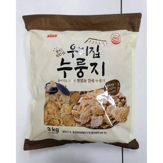 시아스 우리집 누룽지, 3kg, 1개
