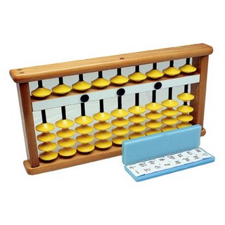 【文具通】STRONG 自強 日本原裝進口 教師教學用 算盤 (9檔 約490x275mm)塑膠算盤粒 B2020, 日本原裝 9檔 教學用 算盤
