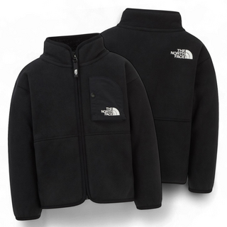 [정품] 노스페이스 키즈 패딩 [매장판] 플리스 캠프아웃 자켓 아동 후리스 점퍼 블랙 NJ4FR50S