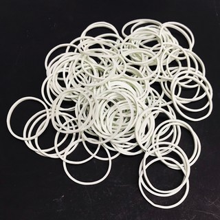 HY 橡膠橡皮筋 No.16 1公斤裝 白色 適用於便當收納與園藝固定, 1個, 1kg
