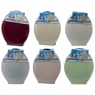 蝴蝶衛浴 台製馬桶蓋 通用一般型馬桶蓋 六色任選 台灣製造 下鎖式, 綠單個, 1個