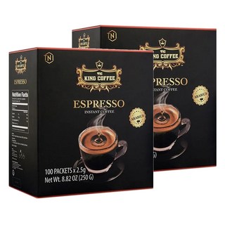티엔아이킹커피 에스프레소 인스턴트 커피, 2.5g, 100개입, 2개
