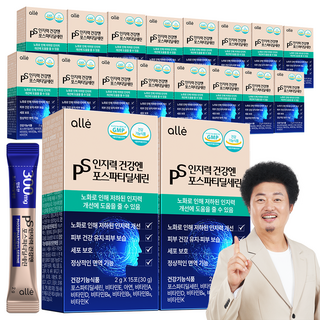 포스파티딜세린 PS 분말 가루 식약청인증 인지력 개선 알레, 30g, 18박스