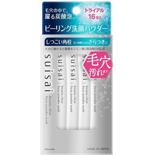 가네보 수이사이 수박 뷰티 클리어 필링 파우더 16개입 워시(트라이얼) 117139, 1개