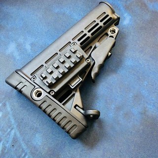 개머리판 CTR스톡 칙패드 jinming gen8911용 나일론 caa, 검은색, 1개