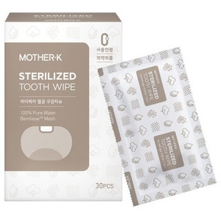 마더케이 멸균 구강티슈 30p, 120g, 1개