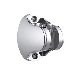 샤워기 연장봉 은전기 도금 샤워 홀더 이중 핸드 휠 및 주괴 모양 위생적인 ​​가정용 욕실에 적합, 02 Ingot shape