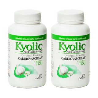 Wakuaga 陳年大蒜萃取配方100膠囊, 200顆, 2罐