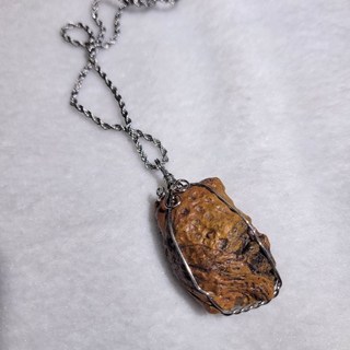 西藏九頁岩原石項鍊 九頁岩 原石 原礦 墜子 墜鏈 特惠