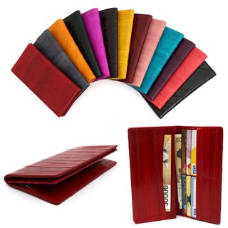 W32 오픈 장지갑 장어 가죽 지갑 카드 동전 남자 남성 여자 아빠 빈티지 남녀공용 가벼운 지갑 선물용