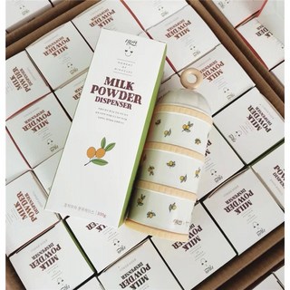 奶粉盒 奶粉分裝盒 儲存罐 外出收納盒 H96006, 橄欖, 1個