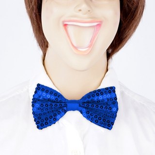 파티짱 반짝이 나비 넥타이 (소) 파티 소품 행사, 블루, 1개