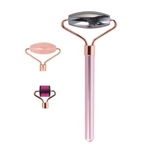 新鍺滾輪美容器 鋁合金多頭按摩棒 瘦臉器面部眼部滾輪套裝 - 限時下殺, 1個, M18CX-10