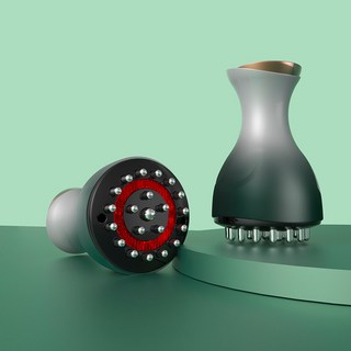 電動刮痧儀器疏通家用負壓全自動拔罐器全身通用撥罐經絡刷, 1個, 經絡刷(綠色)