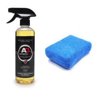 AD 오토브라이트 시트러스워시 500ml 벌레 제거제 버그 크리너 송진 새똥 수액 제거 스펀지, A-1 시트러스 다이렉트 500 + 스펀지, 1개