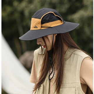 輕薄款大檐漁夫帽女防曬帽遮陽帽子戶外旅行速幹男登山帽徒步釣魚