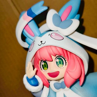 間諜家家酒阿尼亞仙子造型GK公仔，Q版可愛，送禮自用皆宜, 1個, 仙子  藍