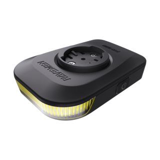 RAVEMEN FR300 자전거 라이트 전조등 Garmin/iGPSPORT/COOSPO 자전거 GPS/속도계와 함께 사용 가능 USB충전식 경광등 300루멘 레이브맨, 5개, 블랙