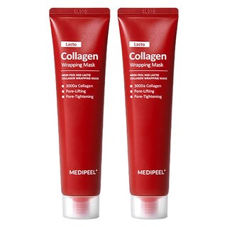 메디필 레드 락토 콜라겐 랩핑 마스크 70ml, 1개입, 2개