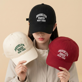 데일리스타즈 브루클린 뉴욕 레터링 자수 캐주얼 소두핏 야구 모자 볼캡