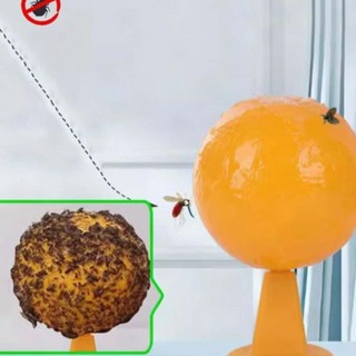 실내 날벌레 포획 끈끈이 트랩 나비 모양 노란색 화분 꽂이 초파리 날파리 유인, 1개